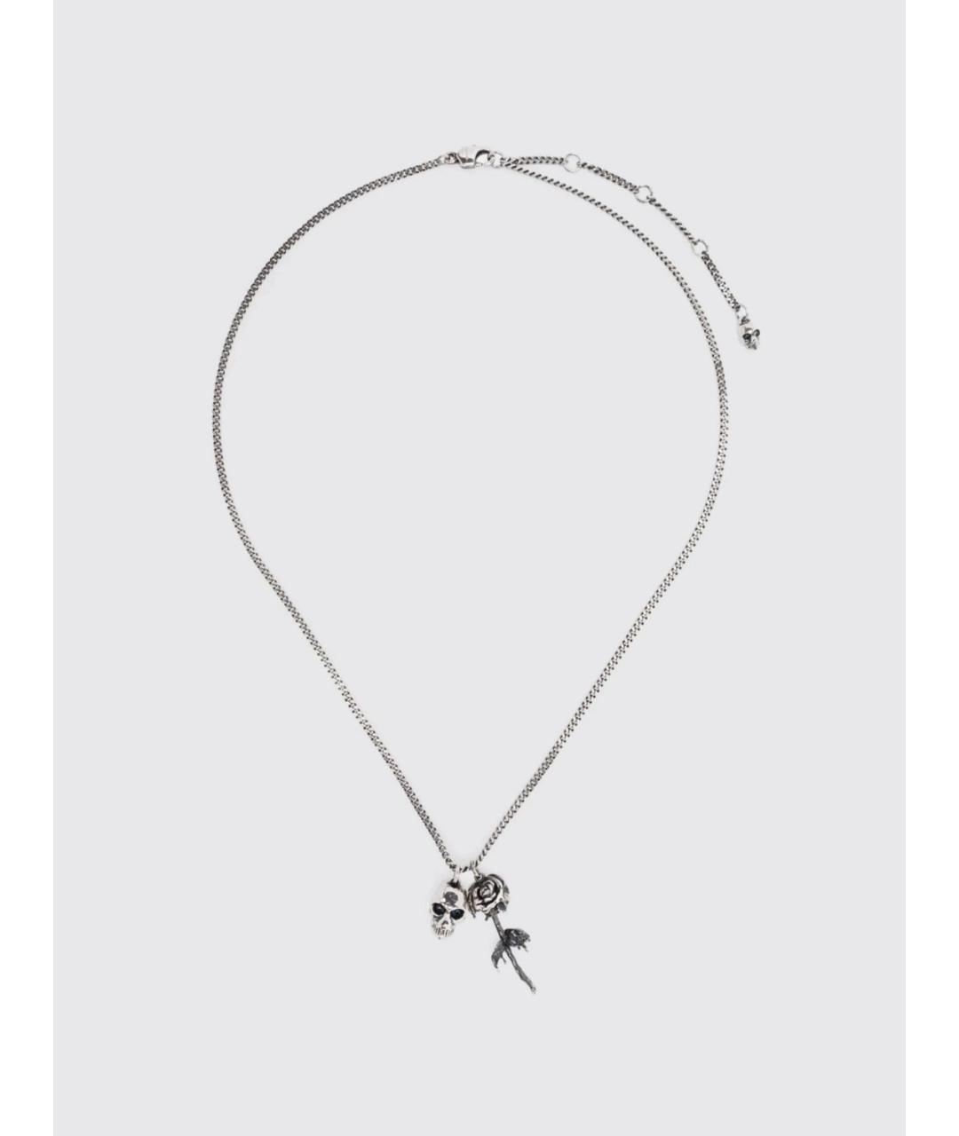ALEXANDER MCQUEEN Серебряная металлическая цепочка/подвеска, фото 3