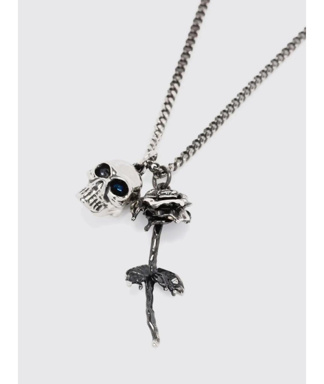 ALEXANDER MCQUEEN Серебряная металлическая цепочка/подвеска, фото 2