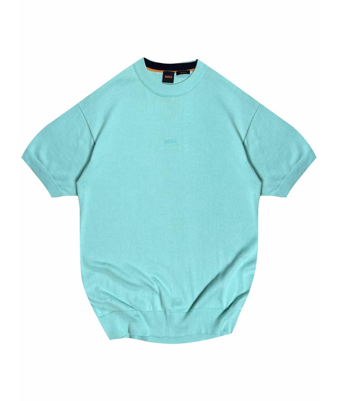 HUGO BOSS Бирюзовая футболка, фото 1