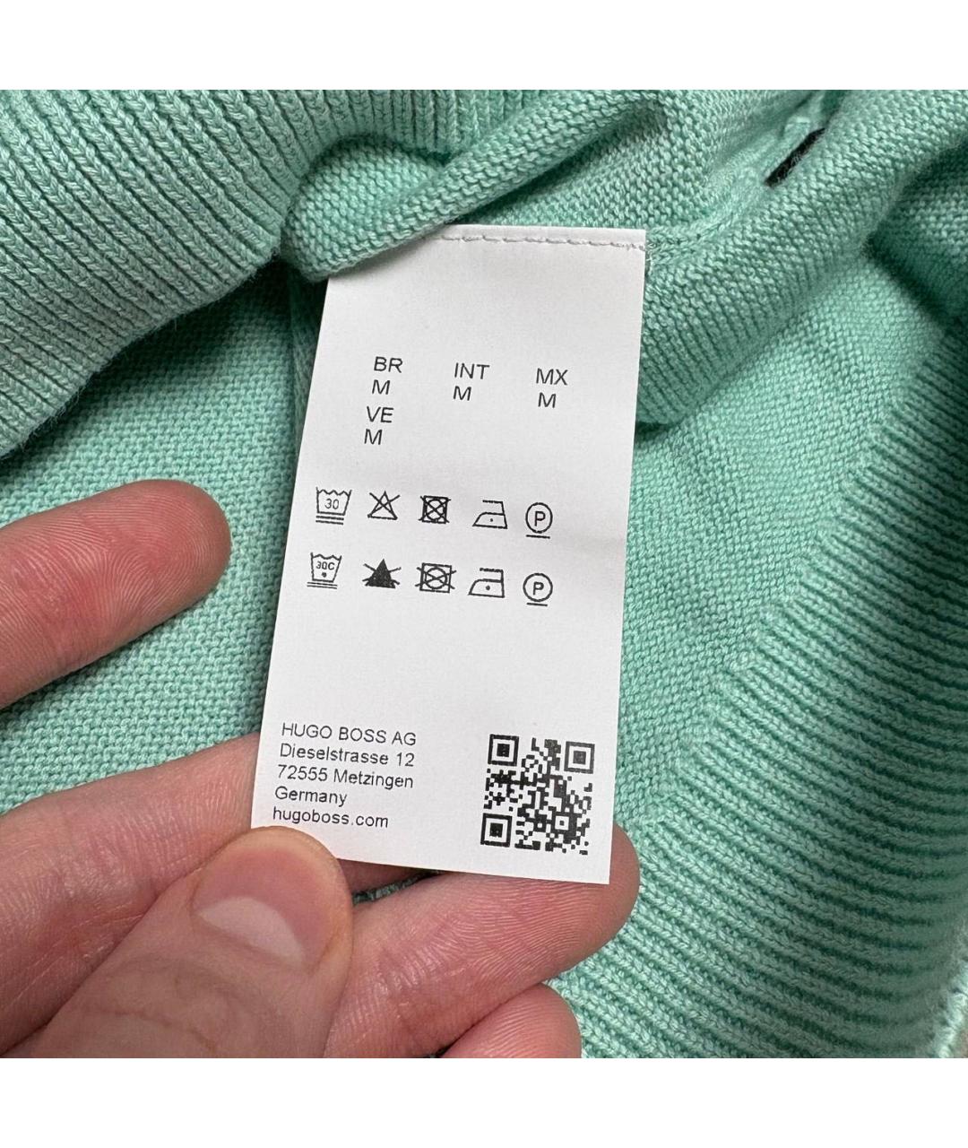 HUGO BOSS Бирюзовая футболка, фото 6