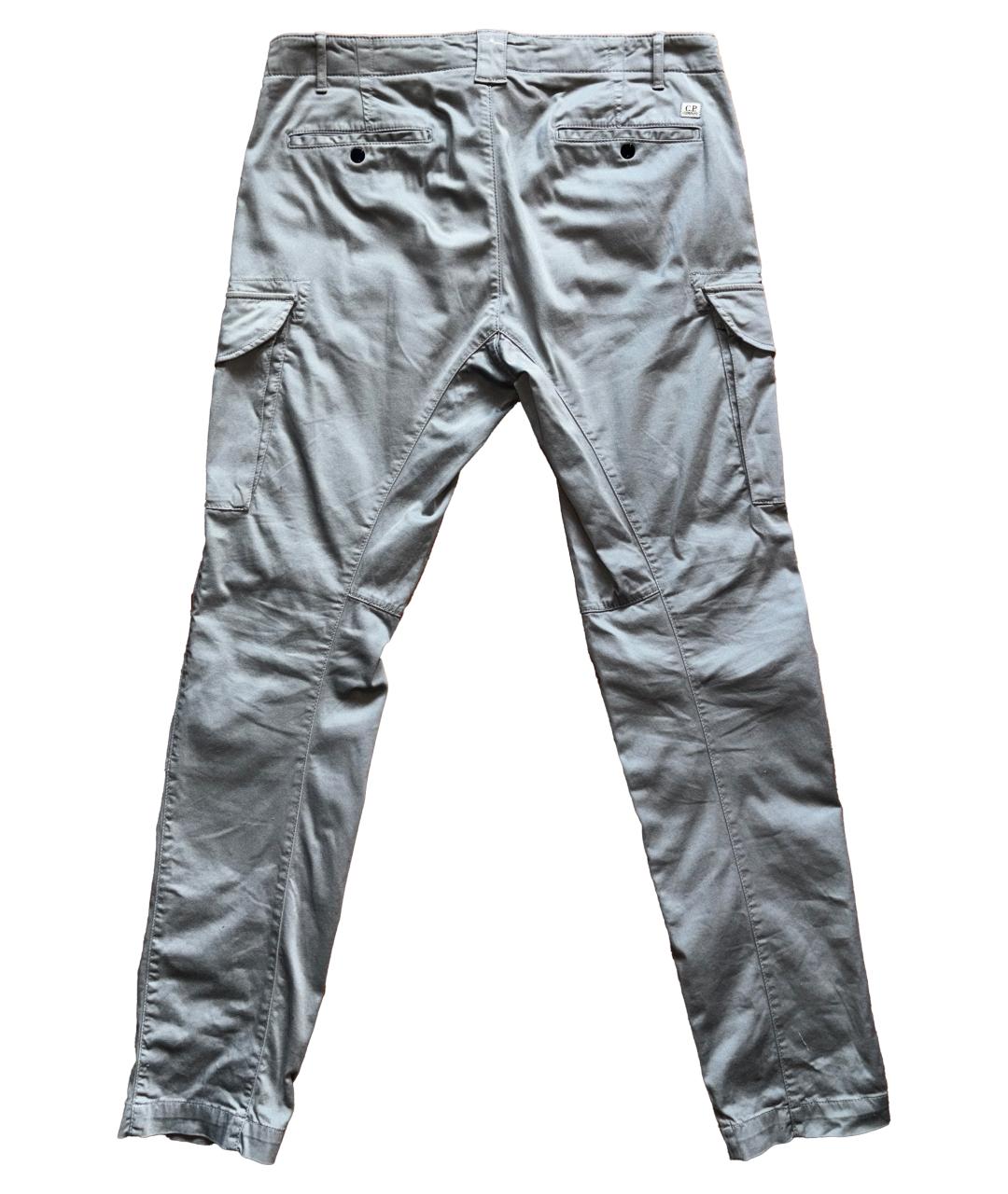 CP COMPANY Серые хлопковые повседневные брюки, фото 2