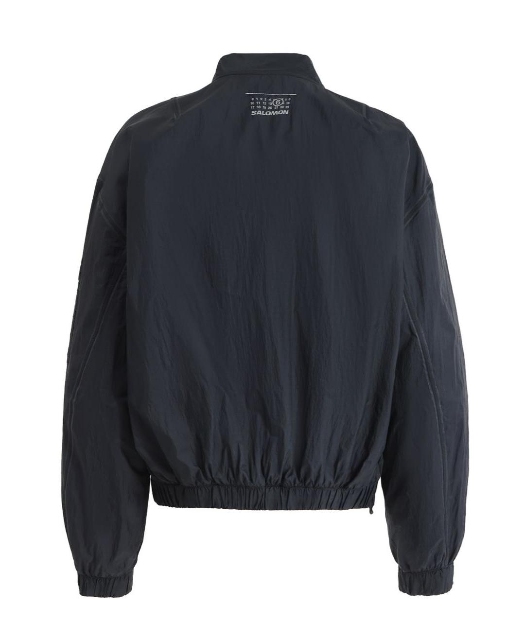 MM6 MAISON MARGIELA Черная полиамидовая куртка, фото 2