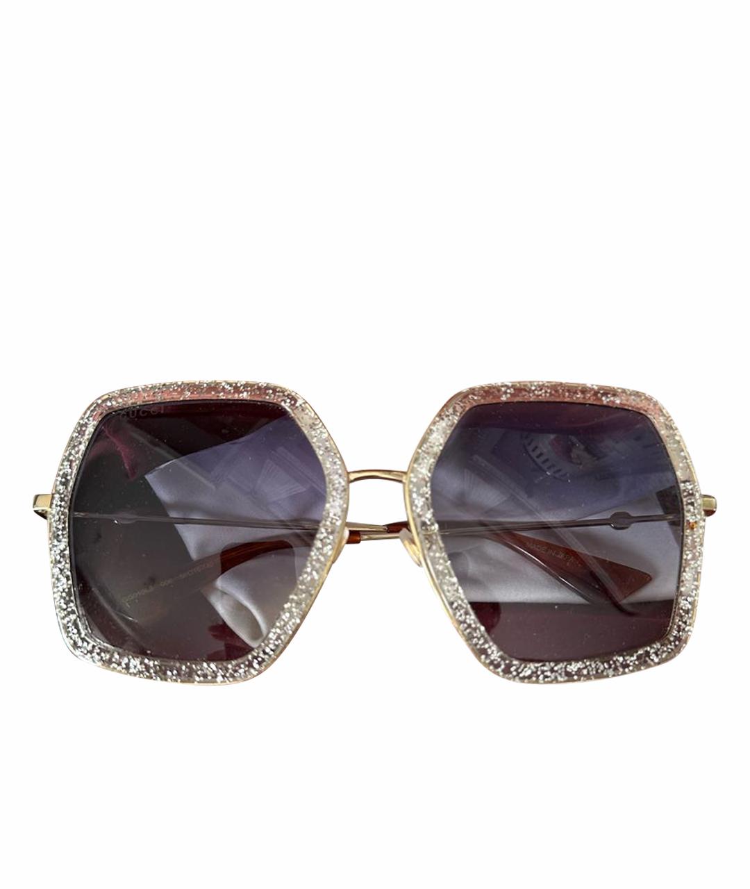 GUCCI Золотые солнцезащитные очки, фото 1