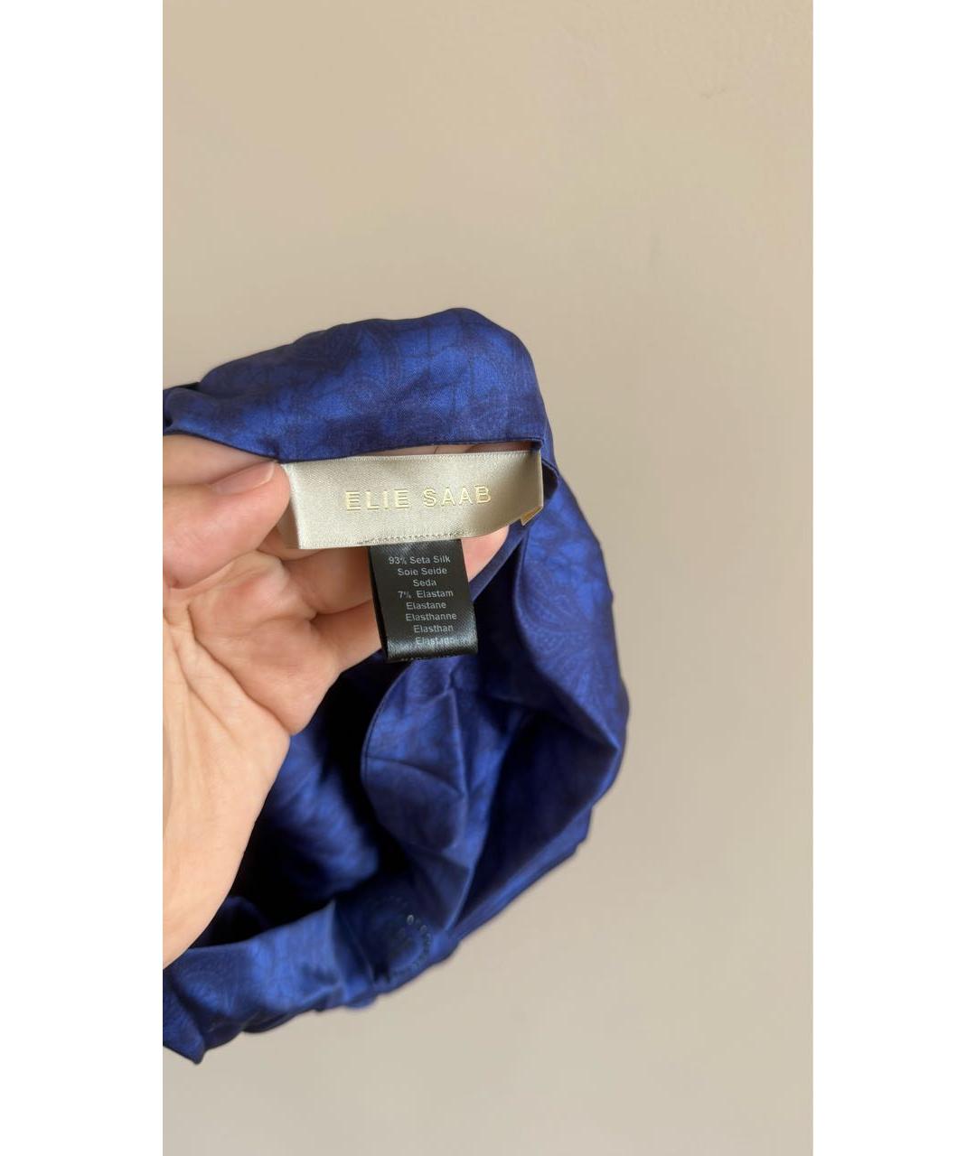 ELIE SAAB Синяя повязка на голову, фото 6
