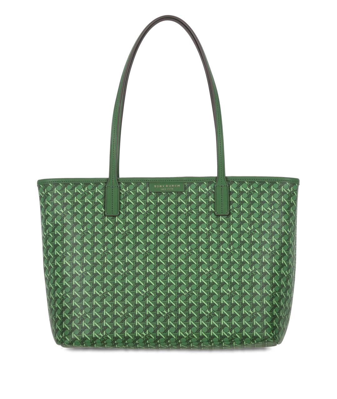 TORY BURCH Зеленая сумка тоут, фото 1