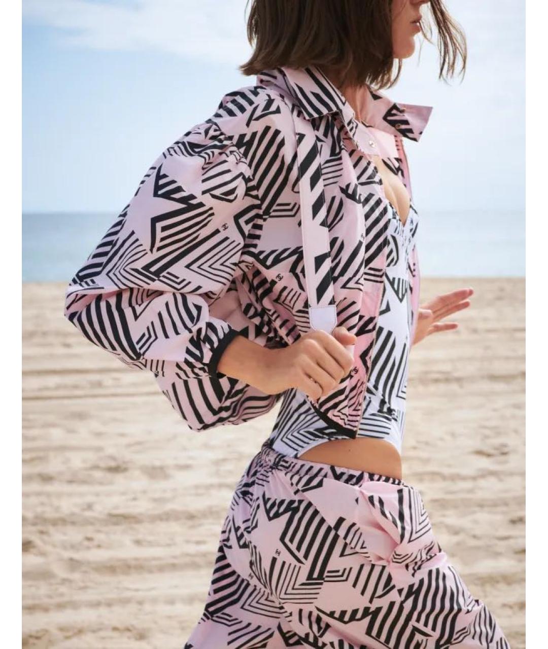 CHANEL Белые брюки широкие, фото 5