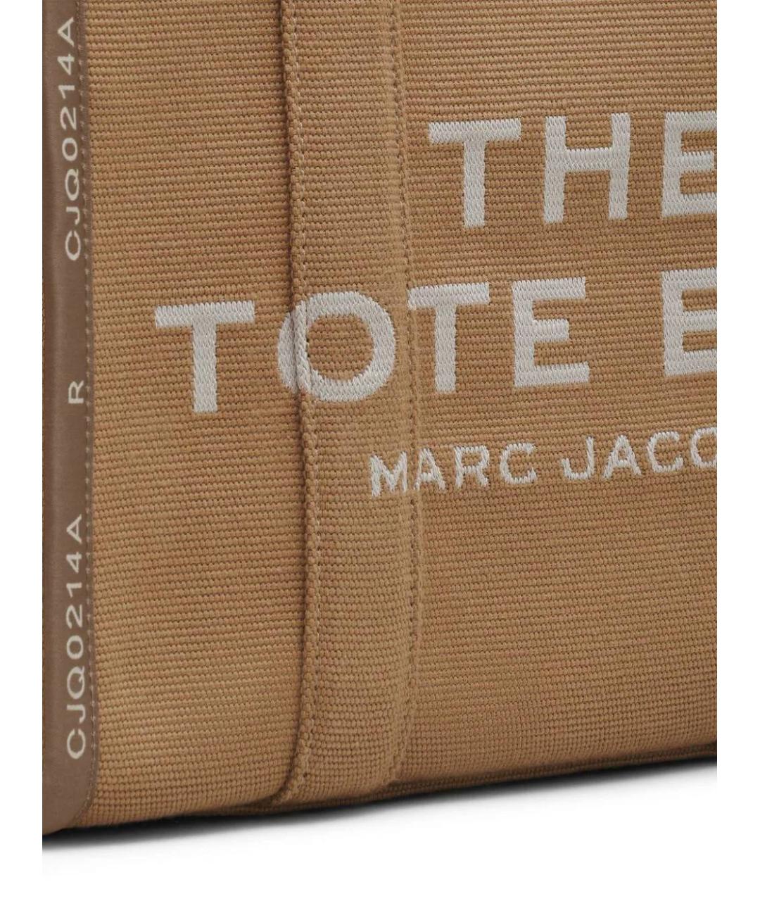 MARC JACOBS Бежевая хлопковая сумка тоут, фото 4