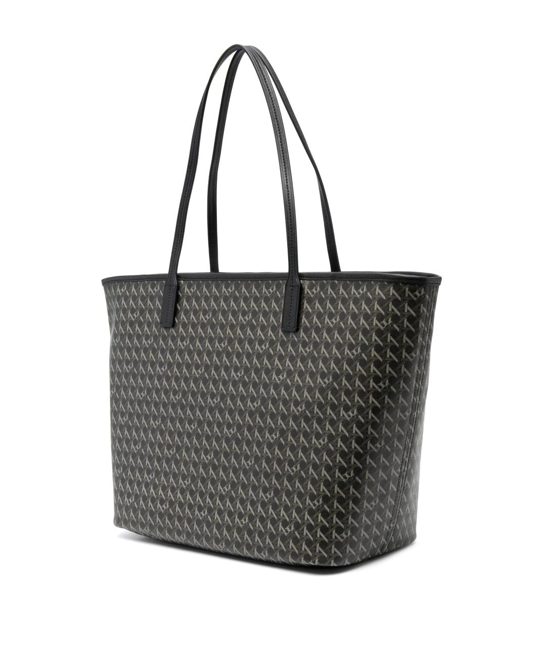 TORY BURCH Антрацитовая сумка тоут, фото 3