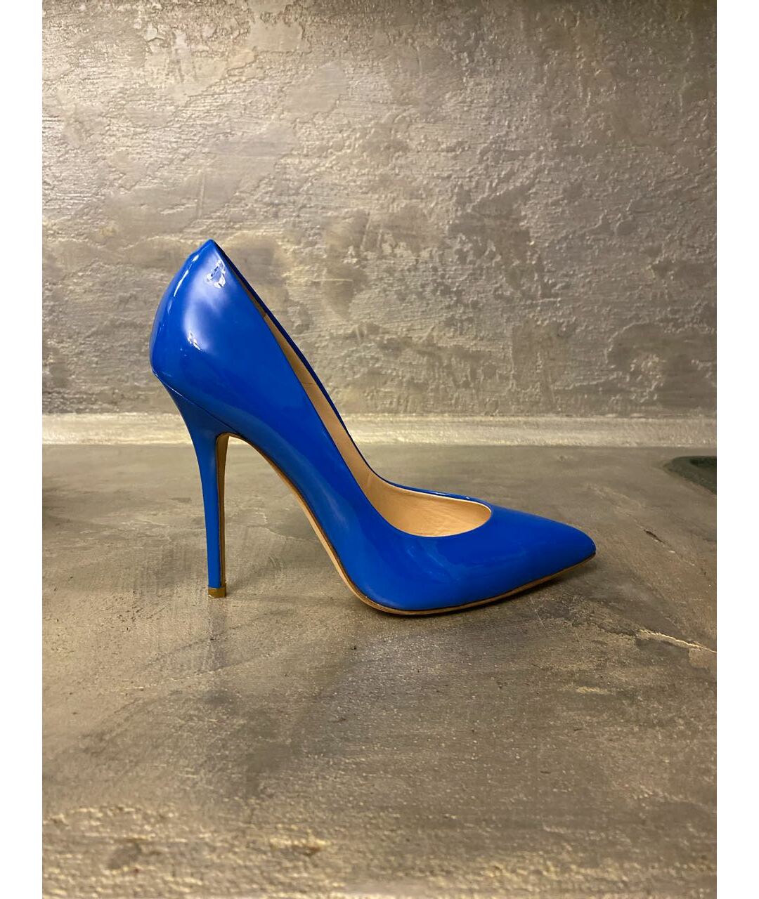 GIUSEPPE ZANOTTI DESIGN Синие кожаные туфли, фото 5