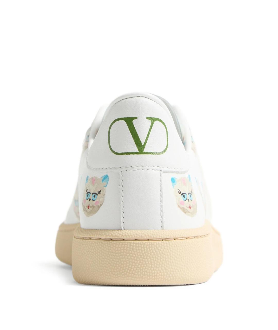 VALENTINO Мульти кожаные кеды, фото 5