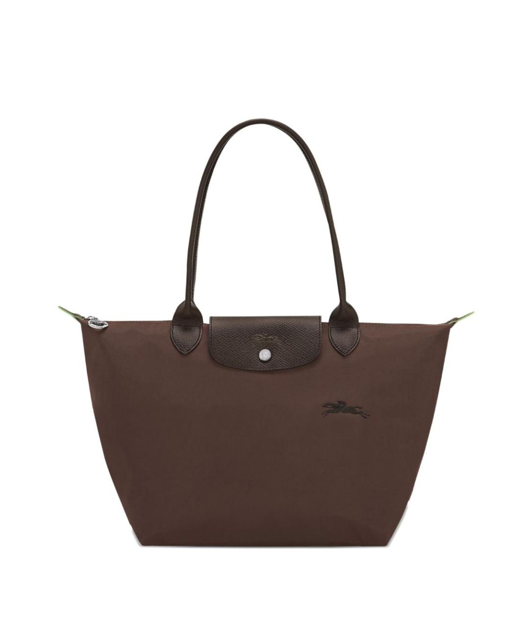 LONGCHAMP Коричневая синтетическая сумка тоут, фото 1