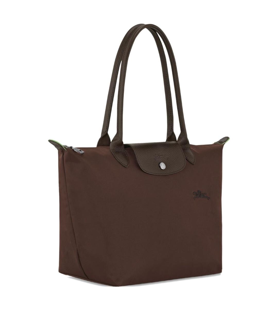 LONGCHAMP Коричневая синтетическая сумка тоут, фото 2