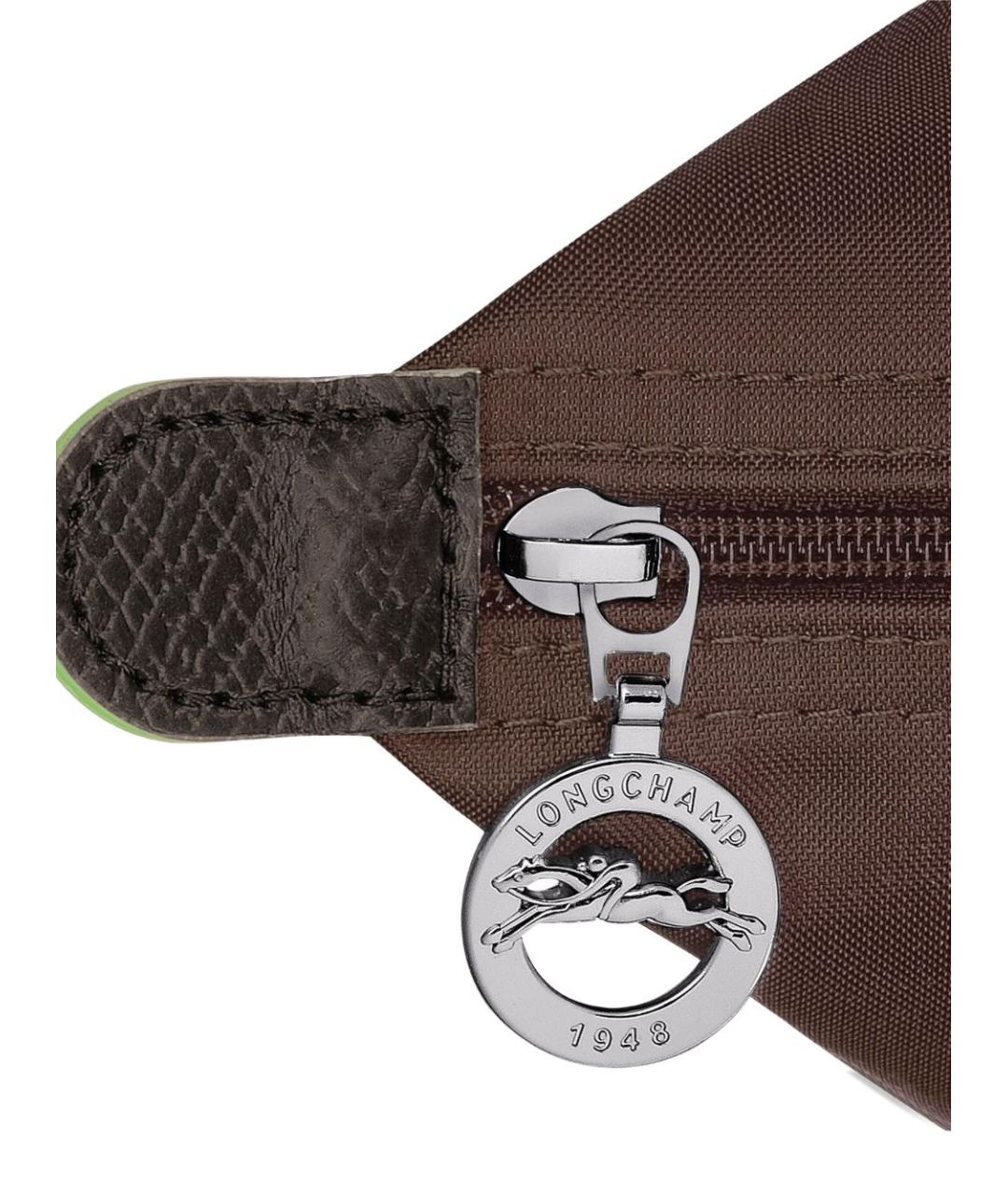 LONGCHAMP Коричневая синтетическая сумка тоут, фото 5