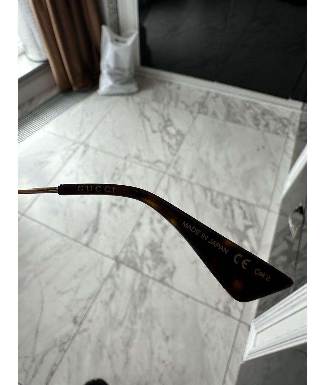 GUCCI Розовые солнцезащитные очки, фото 3