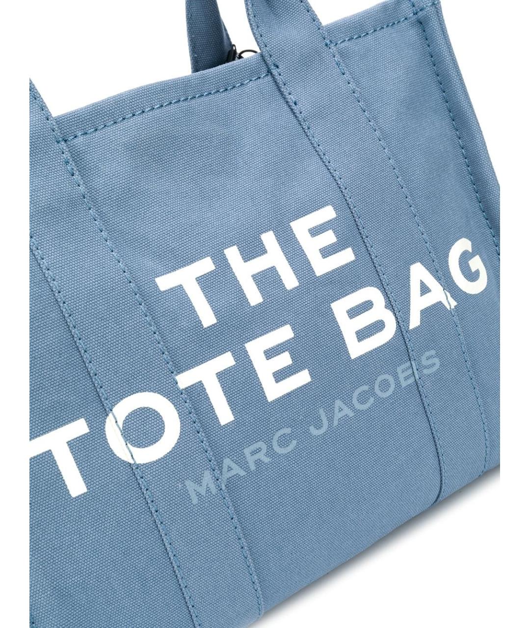 MARC JACOBS Голубая хлопковая сумка тоут, фото 3