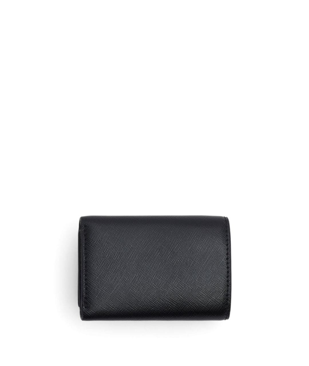 MARC JACOBS Черный кожаный кошелек, фото 3