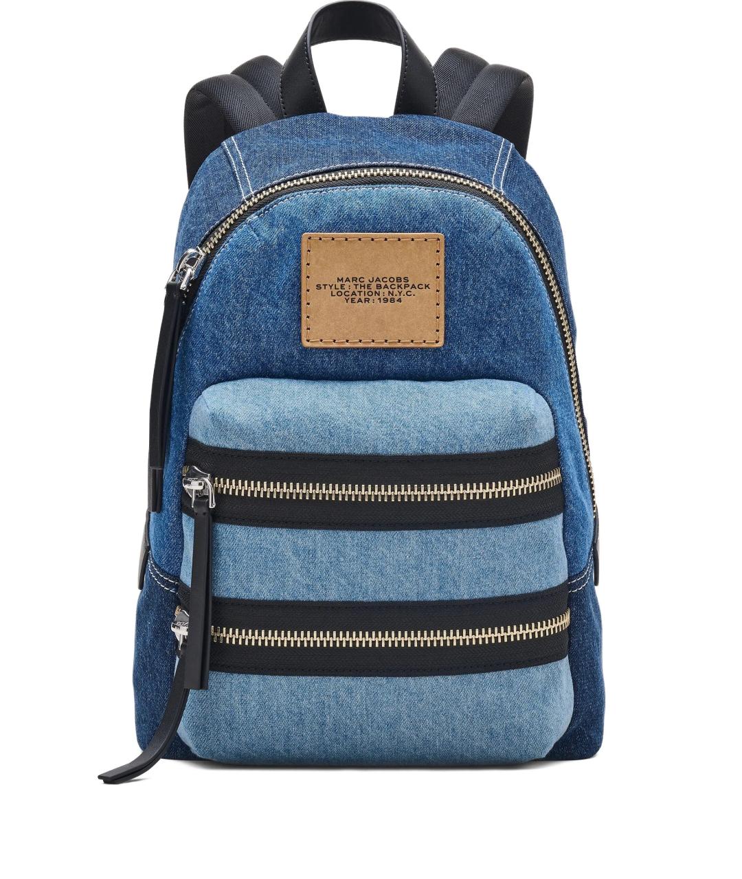 MARC JACOBS Синий хлопковый рюкзак, фото 1