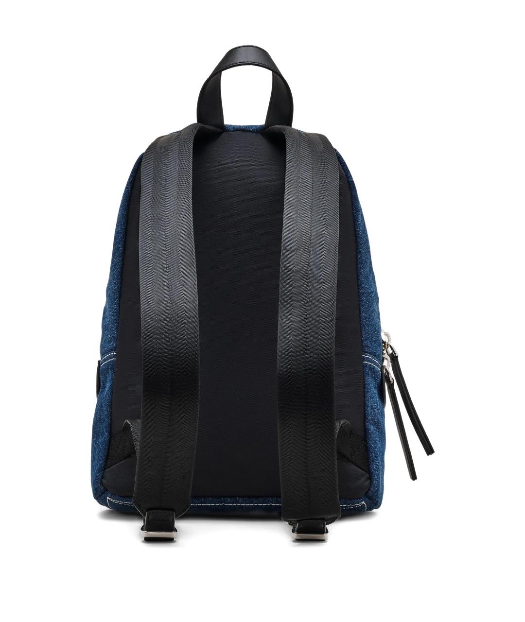MARC JACOBS Синий хлопковый рюкзак, фото 2