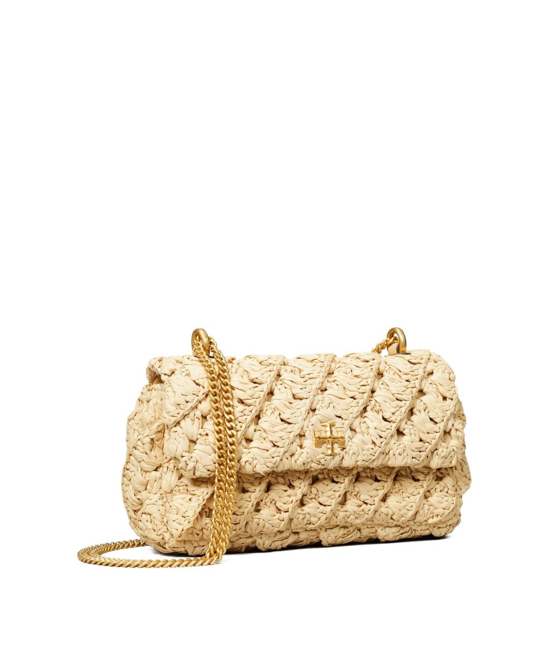 TORY BURCH Бежевая пелетеная сумка через плечо, фото 2