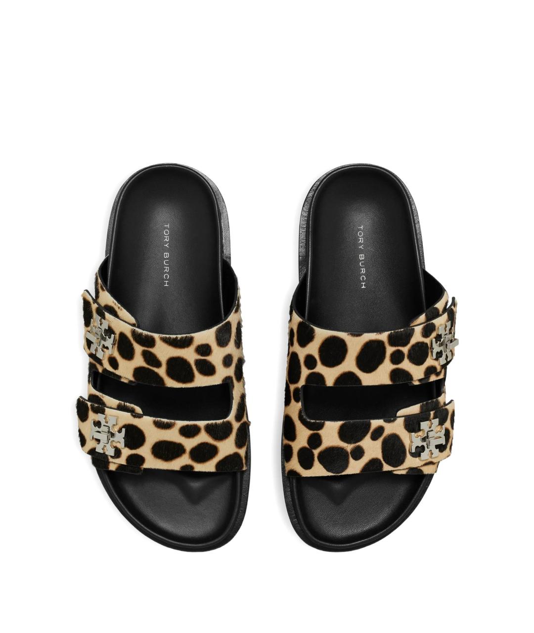 TORY BURCH Мульти кожаные шлепанцы, фото 3