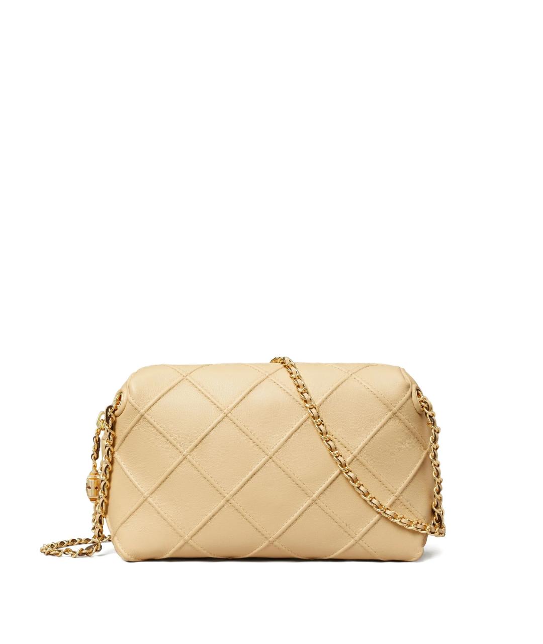 TORY BURCH Желтая кожаная сумка через плечо, фото 1