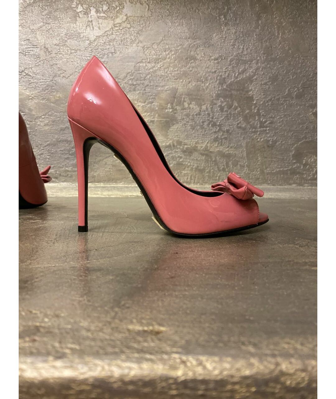 GUCCI Розовые туфли из лакированной кожи, фото 5