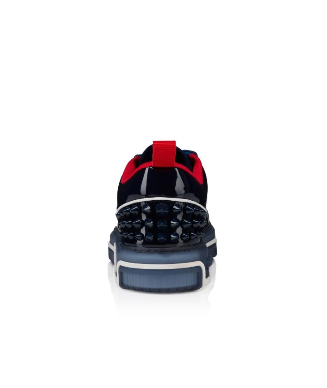 CHRISTIAN LOUBOUTIN Синие низкие кроссовки / кеды, фото 3