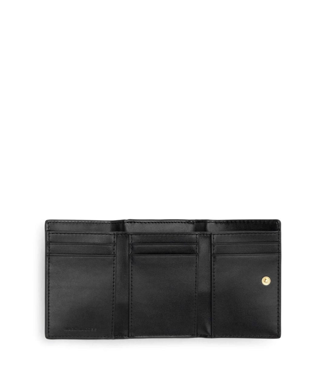 MARC JACOBS Черный кожаный кошелек, фото 4