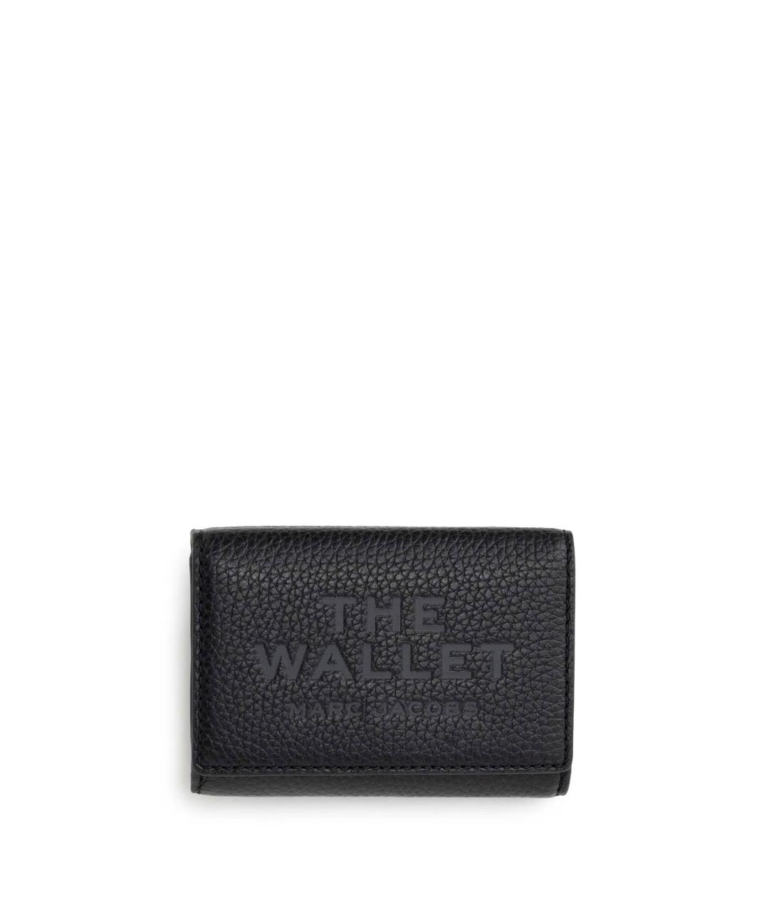 MARC JACOBS Черный кожаный кошелек, фото 1