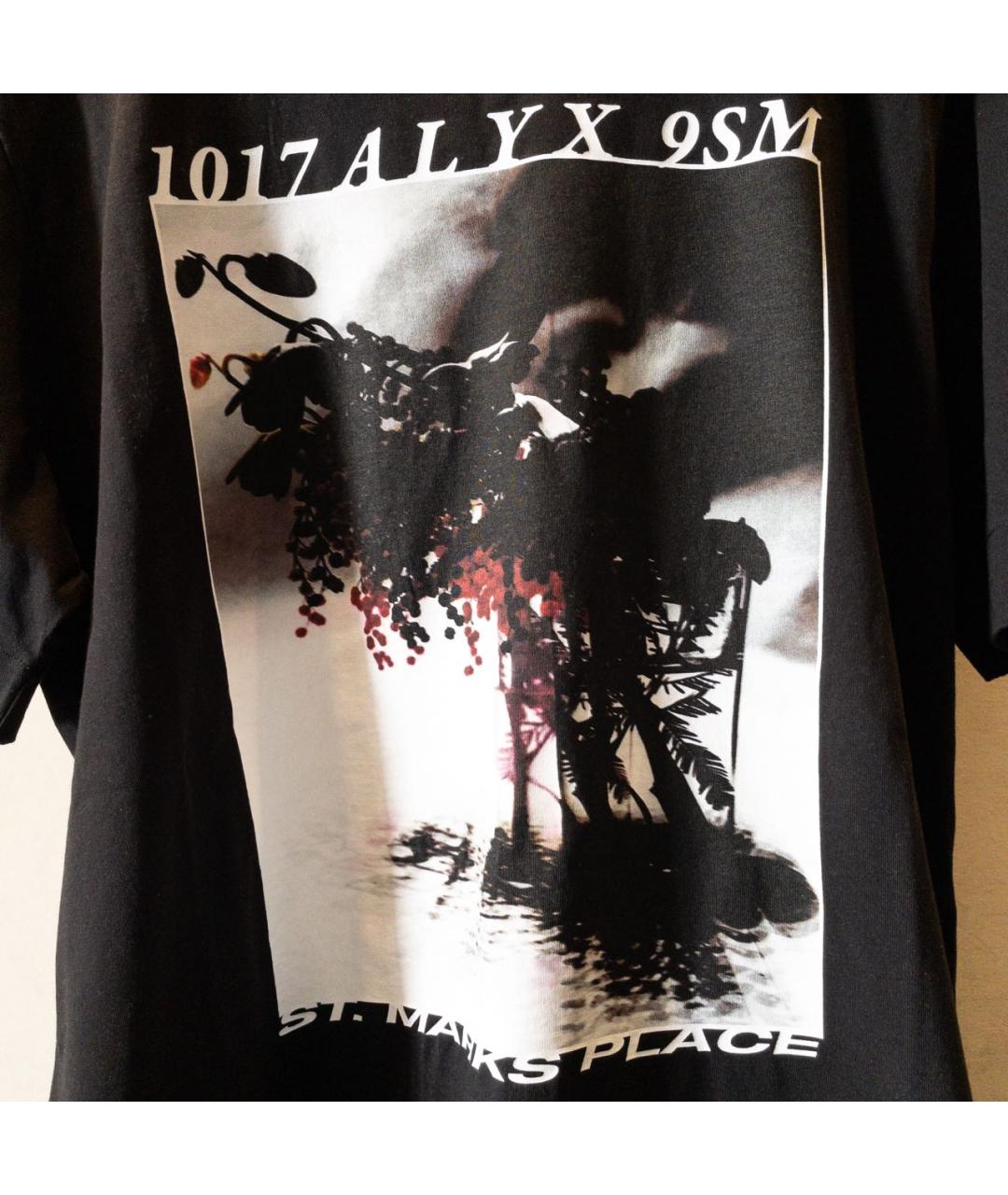 1017 ALYX 9SM Черная хлопковая футболка, фото 7