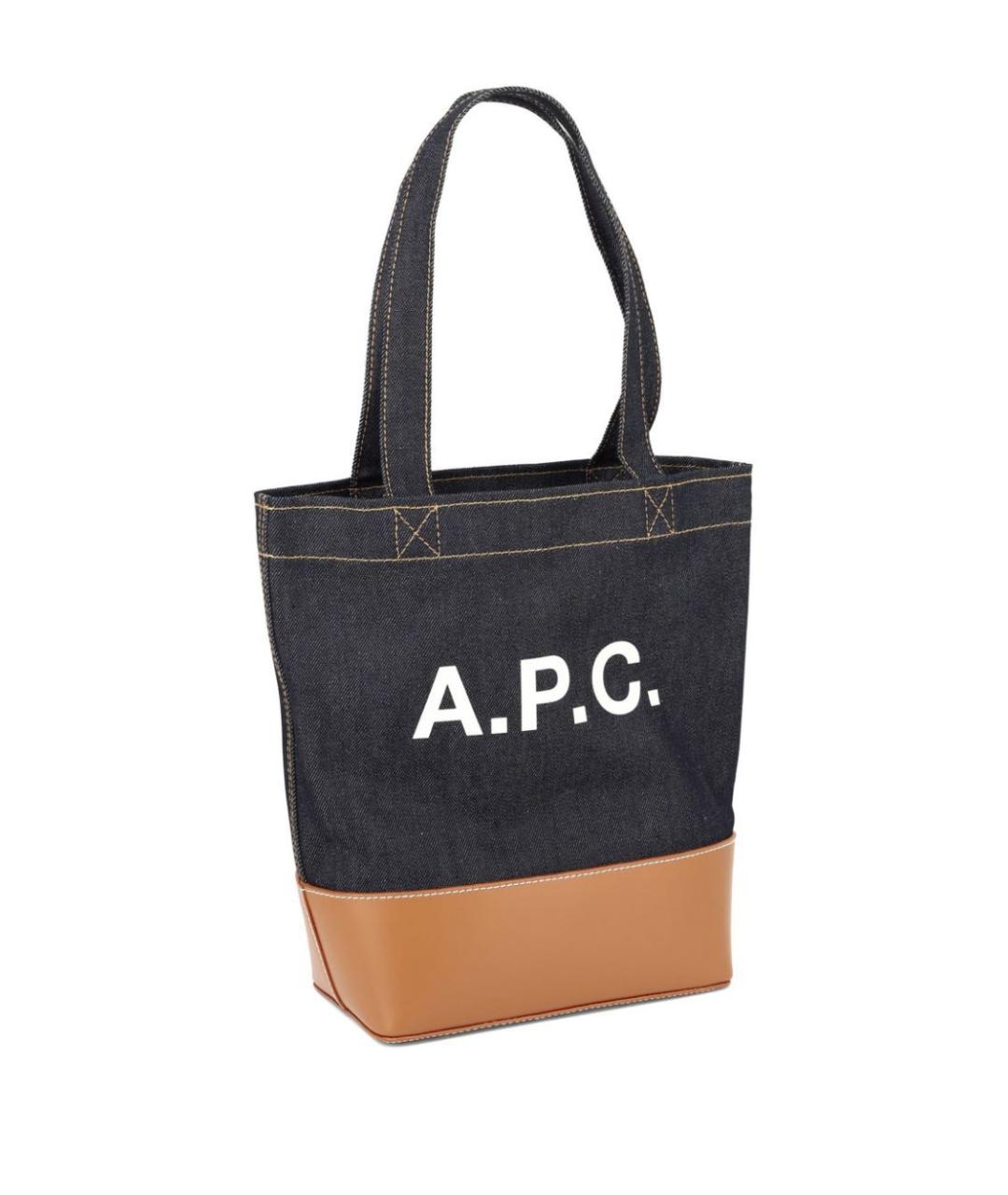 A.P.C. Мульти деним сумка тоут, фото 2