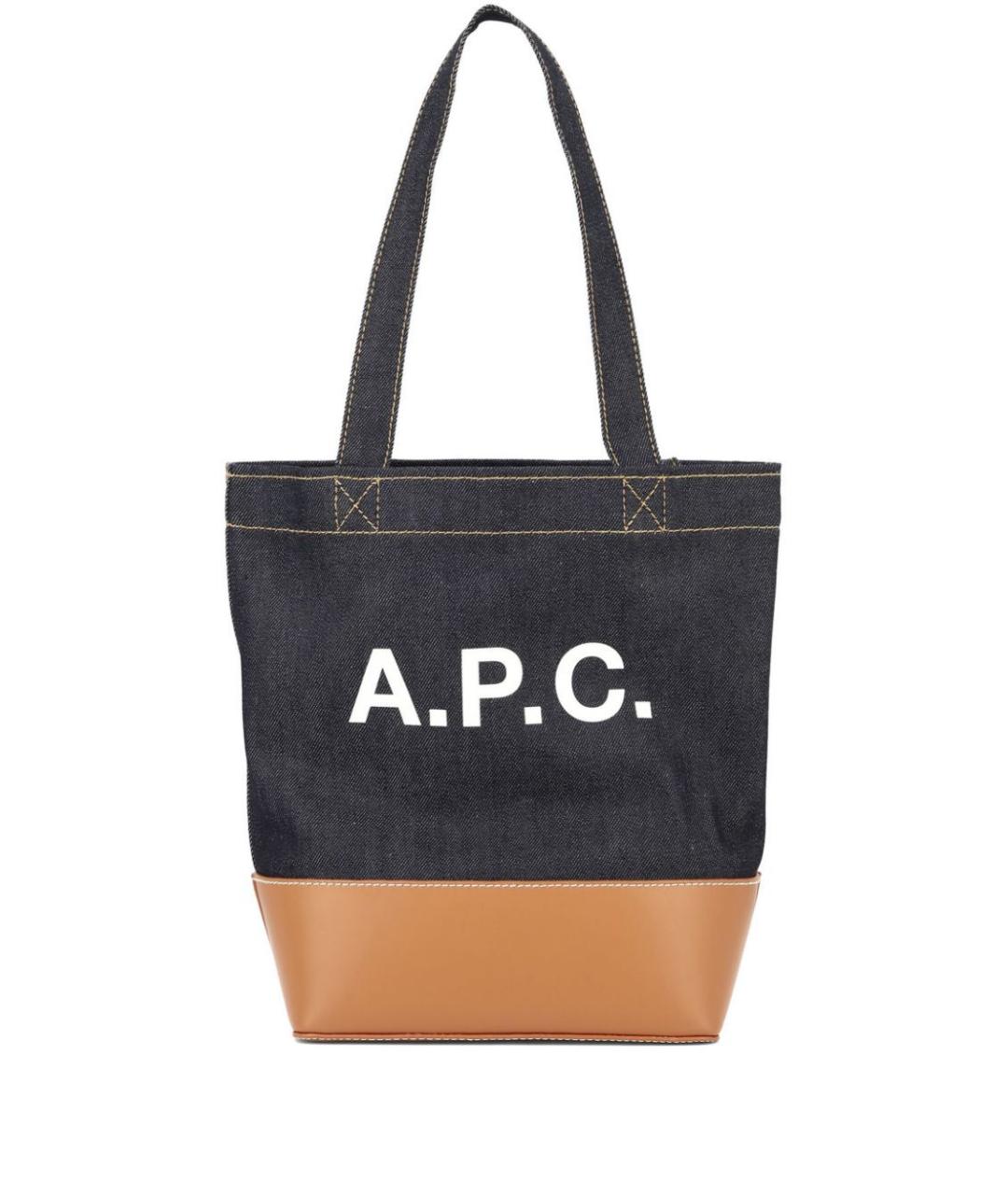 A.P.C. Мульти деним сумка тоут, фото 1