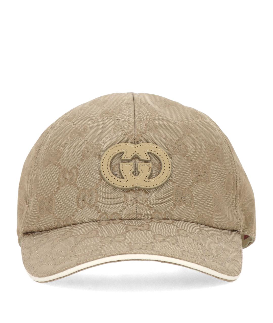 GUCCI Бежевая кепка/бейсболка, фото 1