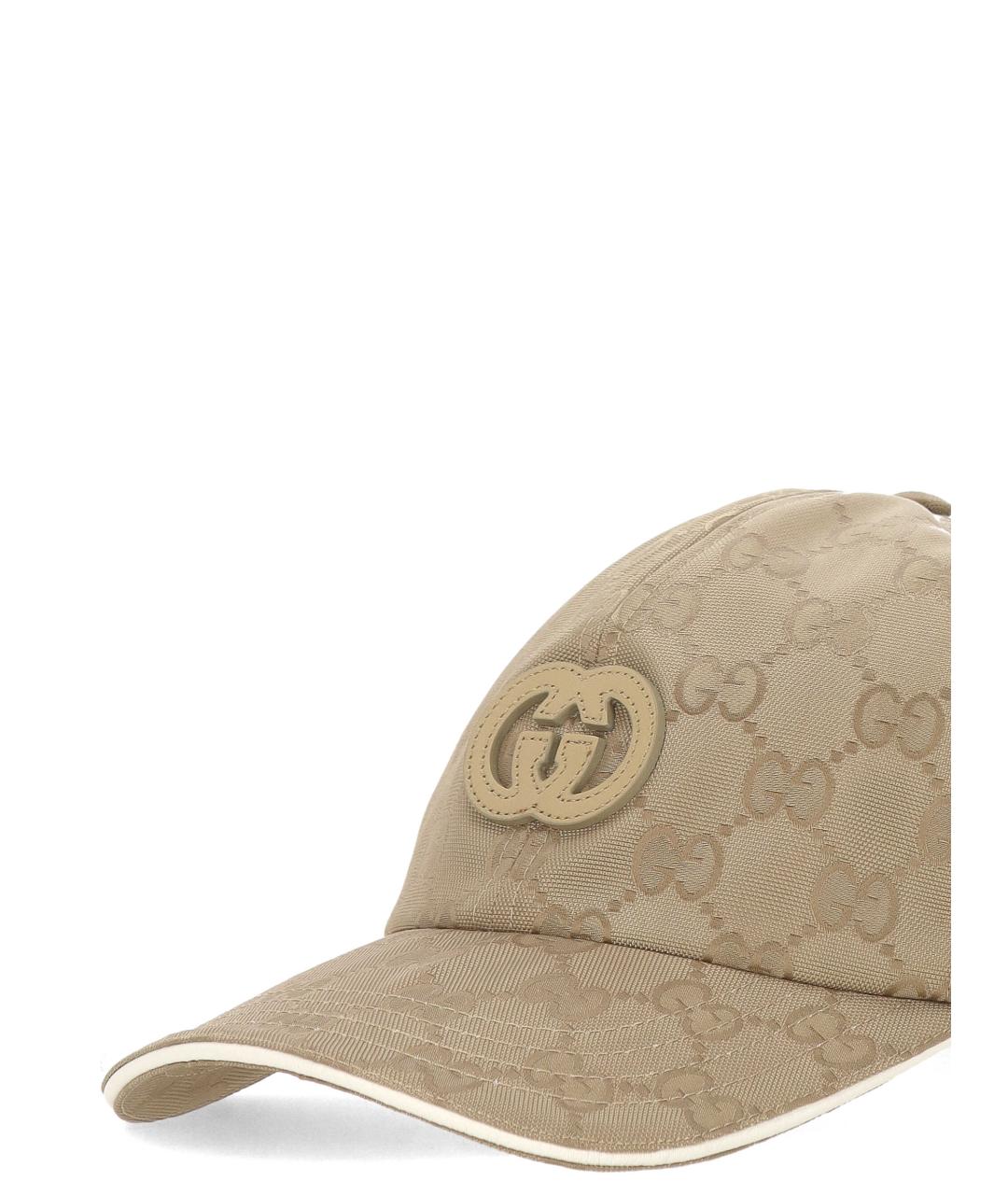GUCCI Бежевая кепка/бейсболка, фото 2