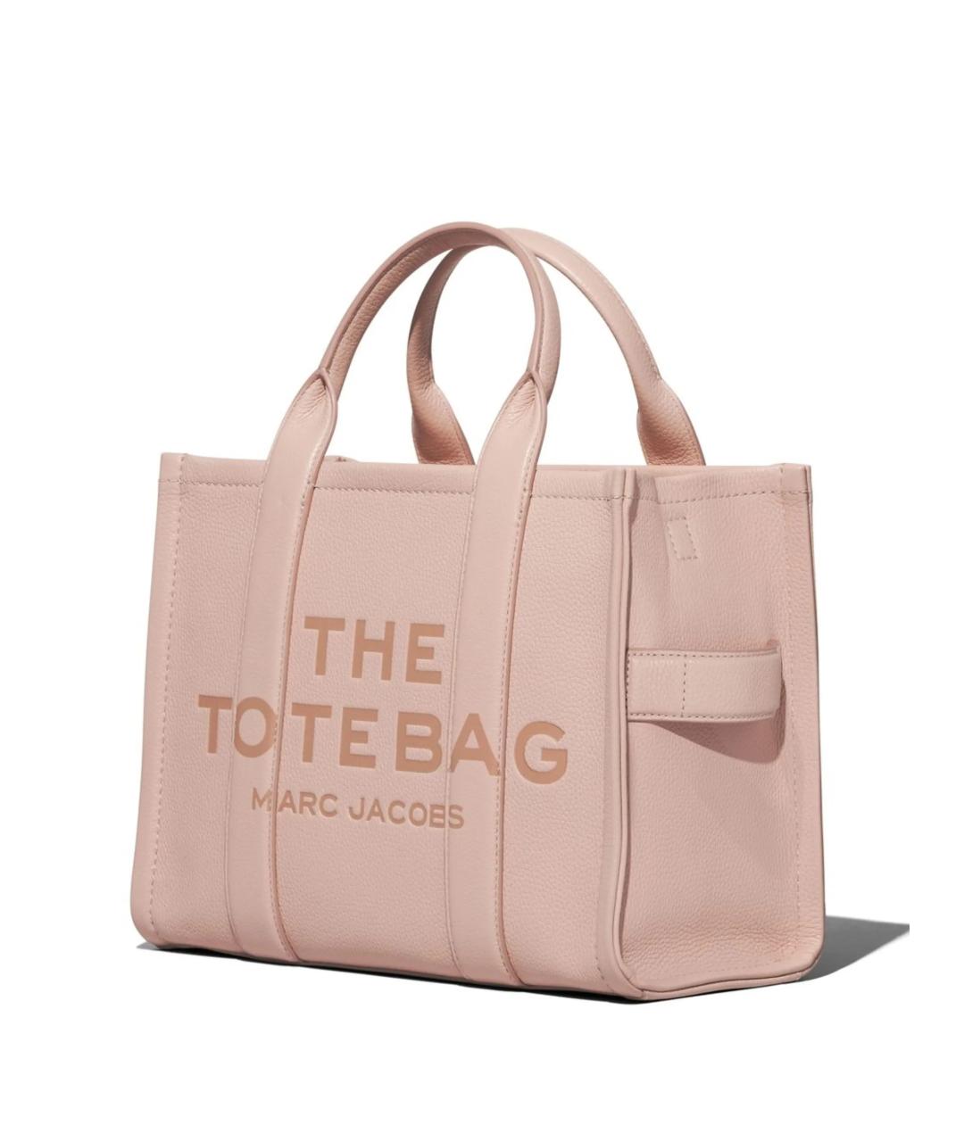 MARC JACOBS Розовая кожаная сумка тоут, фото 2