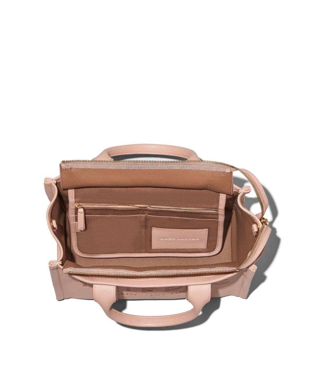 MARC JACOBS Розовая кожаная сумка тоут, фото 5