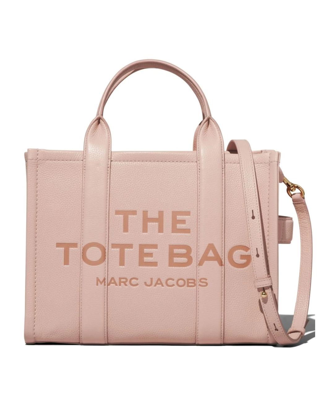 MARC JACOBS Розовая кожаная сумка тоут, фото 1