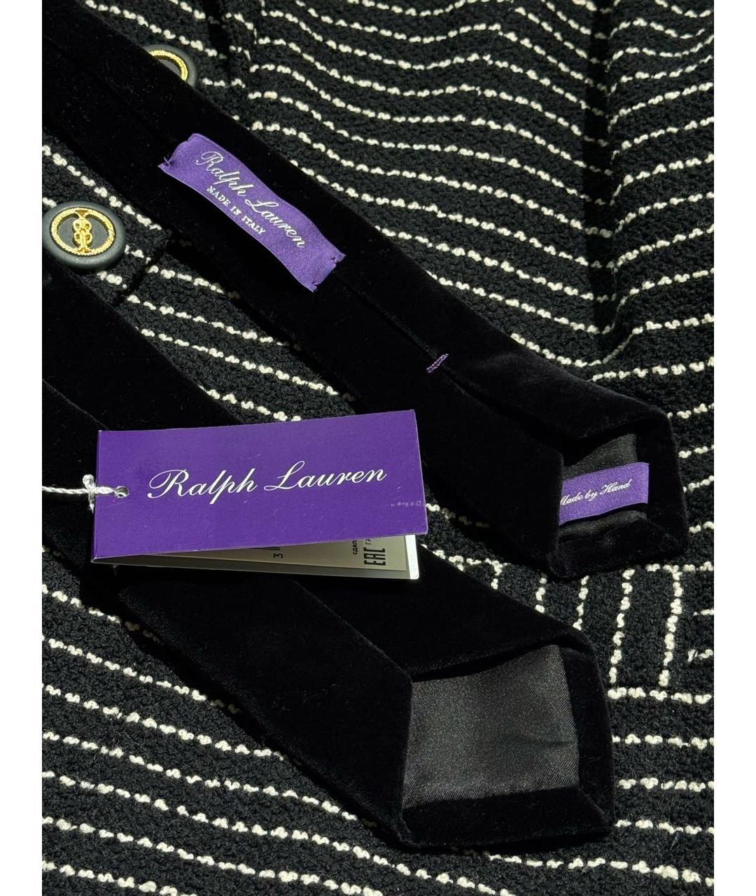 RALPH LAUREN COLLECTION Черный галстук, фото 7