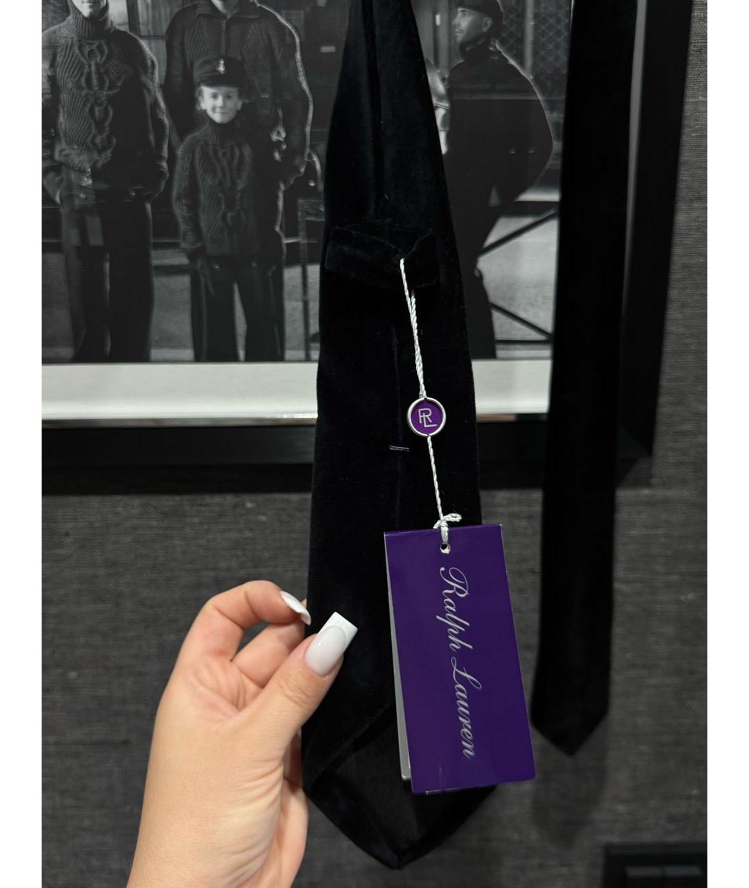 RALPH LAUREN COLLECTION Черный галстук, фото 6