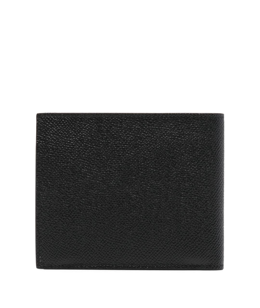 FERRAGAMO Черный кожаный кошелек, фото 3