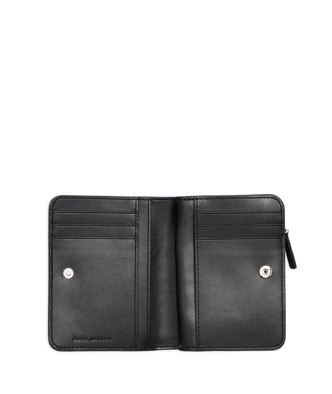 MARC JACOBS Черный кожаный кошелек, фото 2