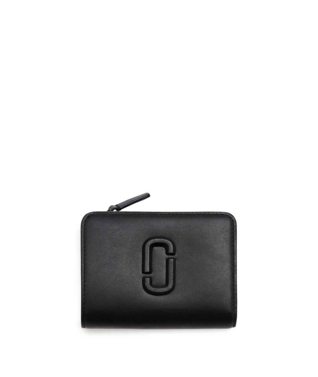 MARC JACOBS Черный кожаный кошелек, фото 1