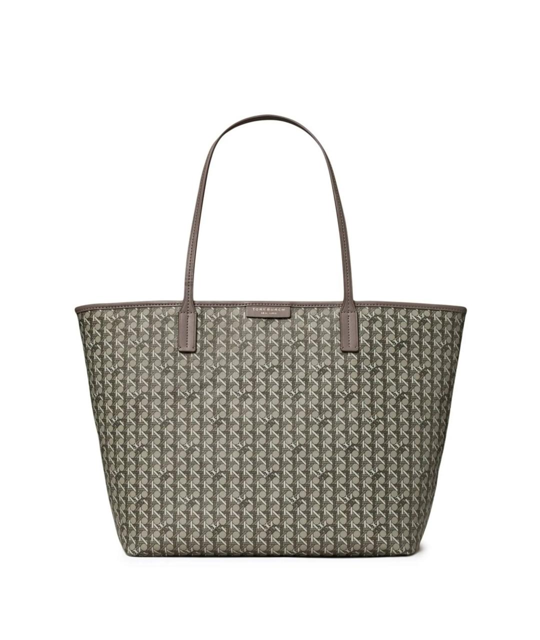 TORY BURCH Хаки сумка тоут, фото 1