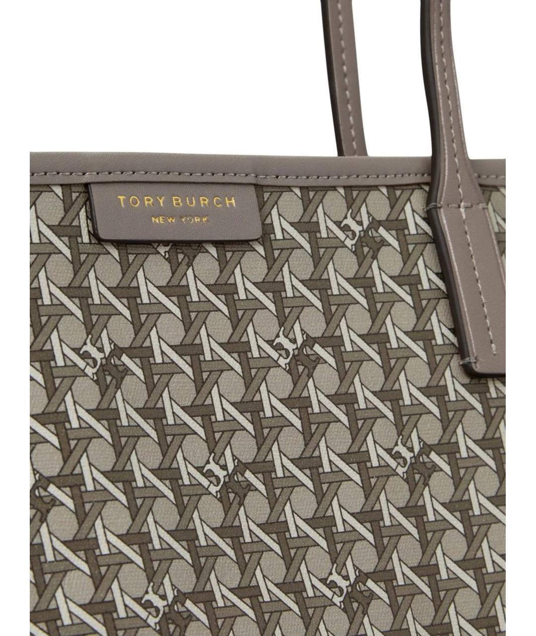 TORY BURCH Хаки сумка тоут, фото 5
