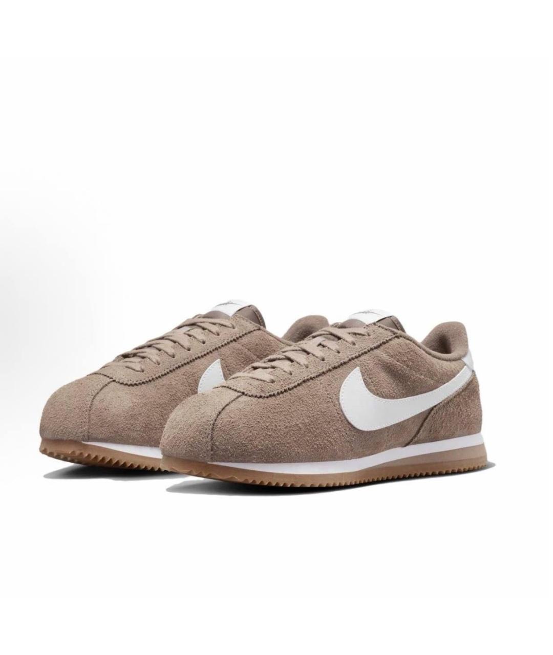 NIKE Коричневые замшевые кроссовки, фото 2