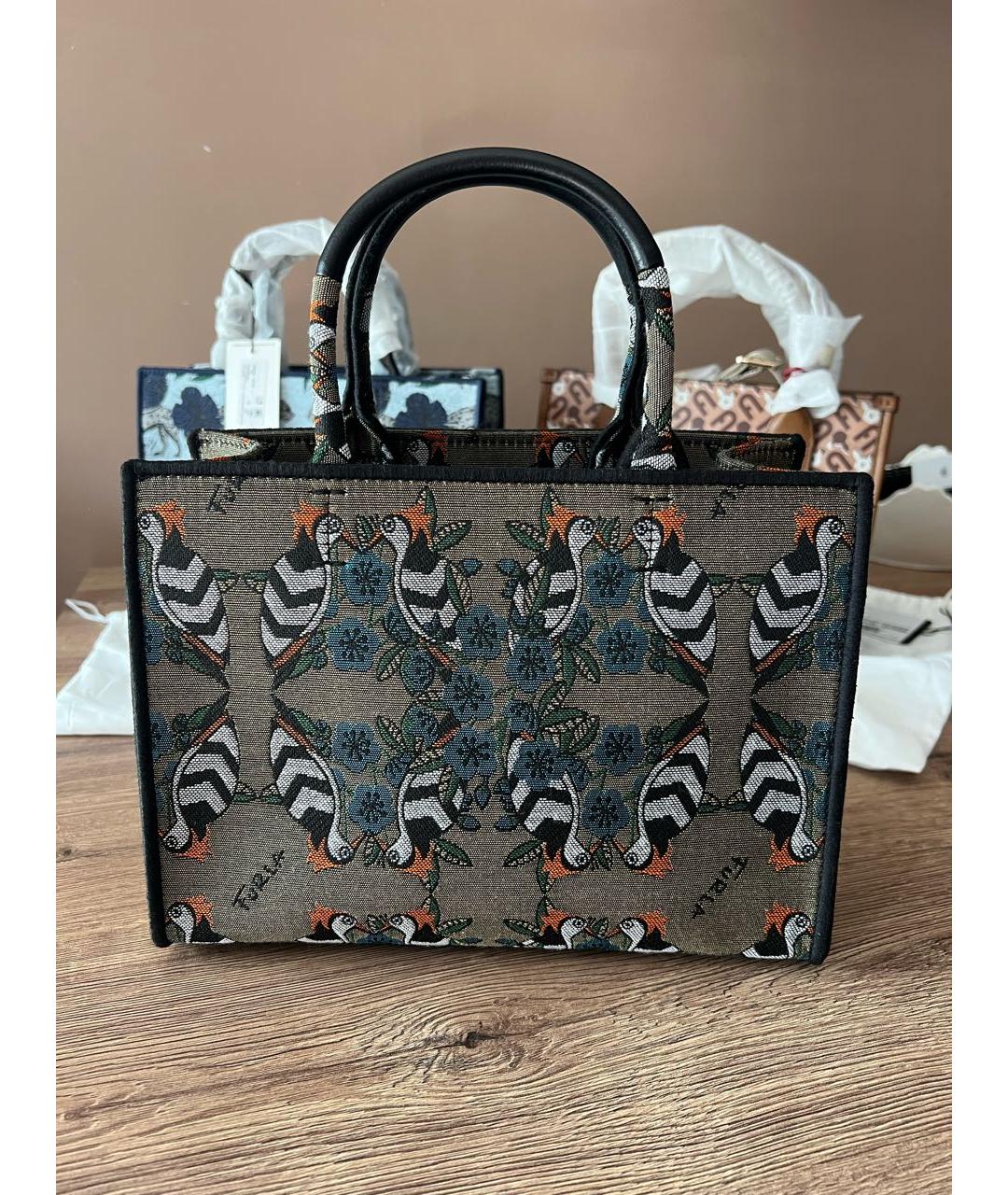 FURLA Жаккардовая сумка тоут, фото 5