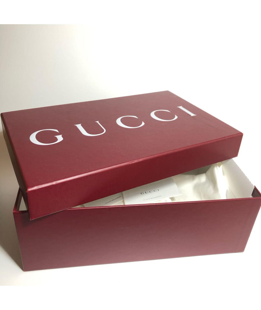 GUCCI Бордовые замшевые лоферы, фото 5