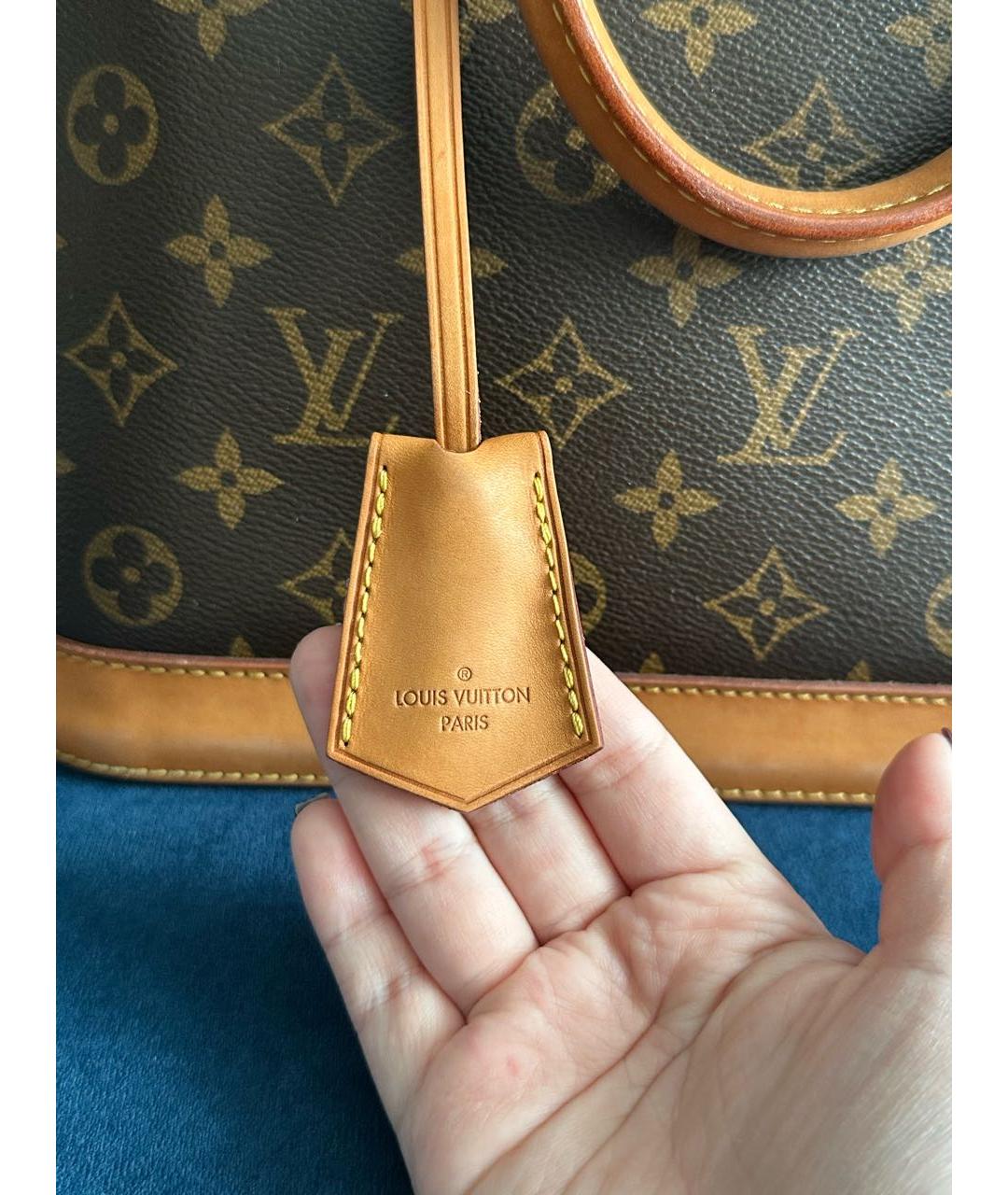 LOUIS VUITTON Коричневая сумка с короткими ручками, фото 2