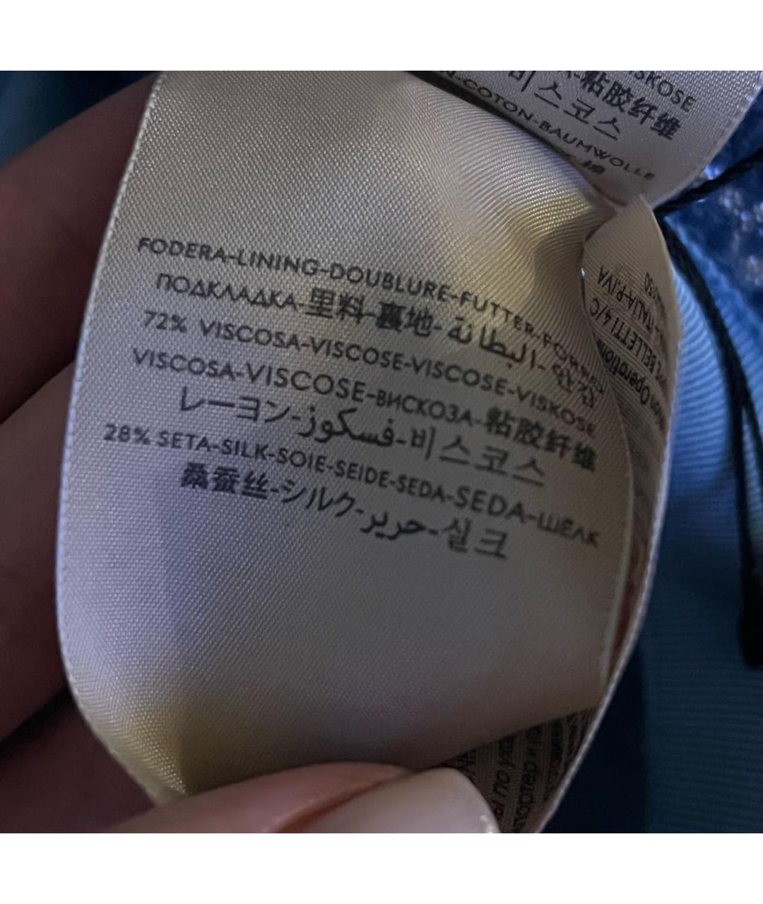 GUCCI Голубая хлопковая панама, фото 7