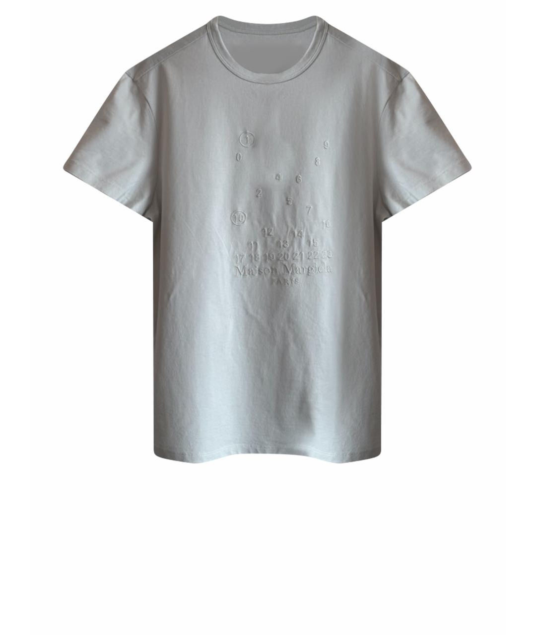 MAISON MARGIELA Бежевая хлопковая футболка, фото 1